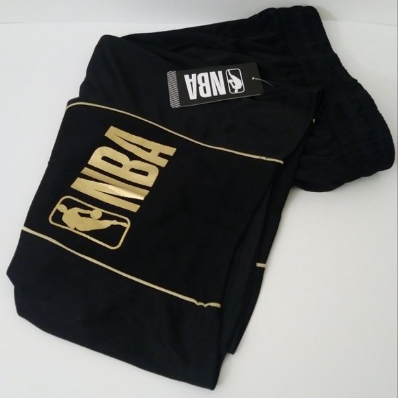 SOLD SOLD SOLD SOLD NBA Black w/Gold Logo Medium Short with 2 pockets - Picture 2 of 16